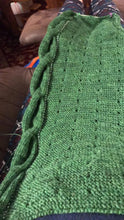 Load image into Gallery viewer, Holey Cables Shawl Pattern