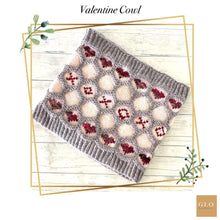 Load image into Gallery viewer, Holey Hearts Cowl Pattern