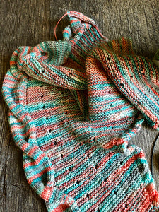 Holey Cables Shawl Pattern