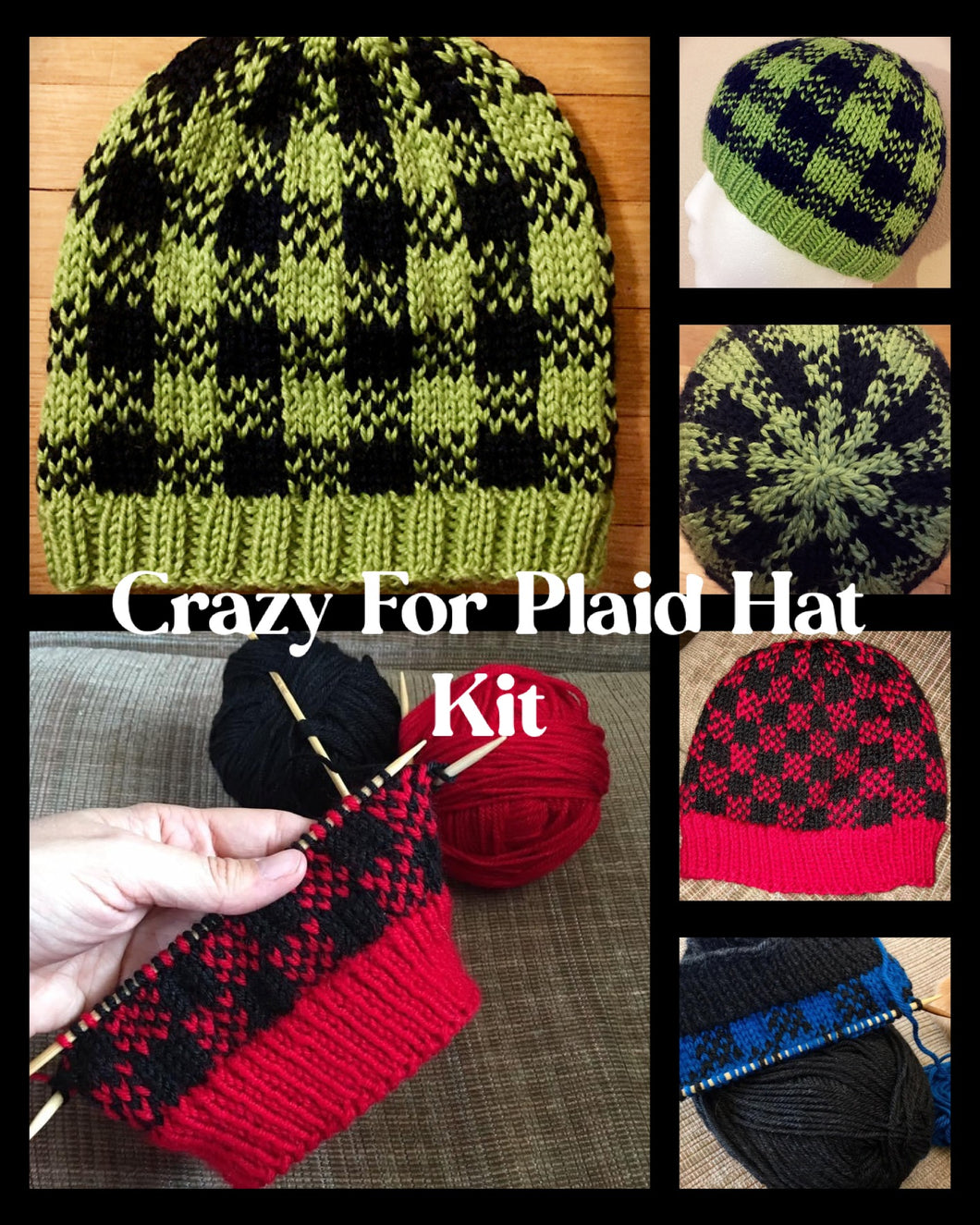 Crazy For Plaid Hat Kit