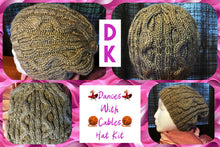 Load image into Gallery viewer, Dances With Cables Hat Kit (DK)