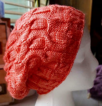 Load image into Gallery viewer, Knurly Cables Hat Pattern