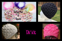 Load image into Gallery viewer, Butterflies &amp; Beads Hat Kit (DK)