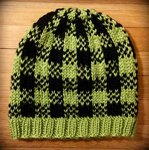 Crazy For Plaid Hat Pattern