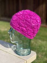 Load image into Gallery viewer, Butterflies &amp; Beads (for ALL yarn weights) Hat Pattern