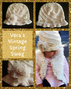Vera's Vintage Spring Swag Hat Pattern