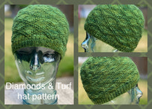 Load image into Gallery viewer, Diamonds &amp; Turf Hat Pattern