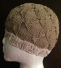 Load image into Gallery viewer, Butterflies &amp; Beads Hat Kit (Worsted)